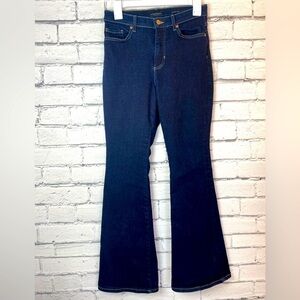 Banana Republic Dark Wash High Rise Flare Leg Jeans size 6 (EU 28)
